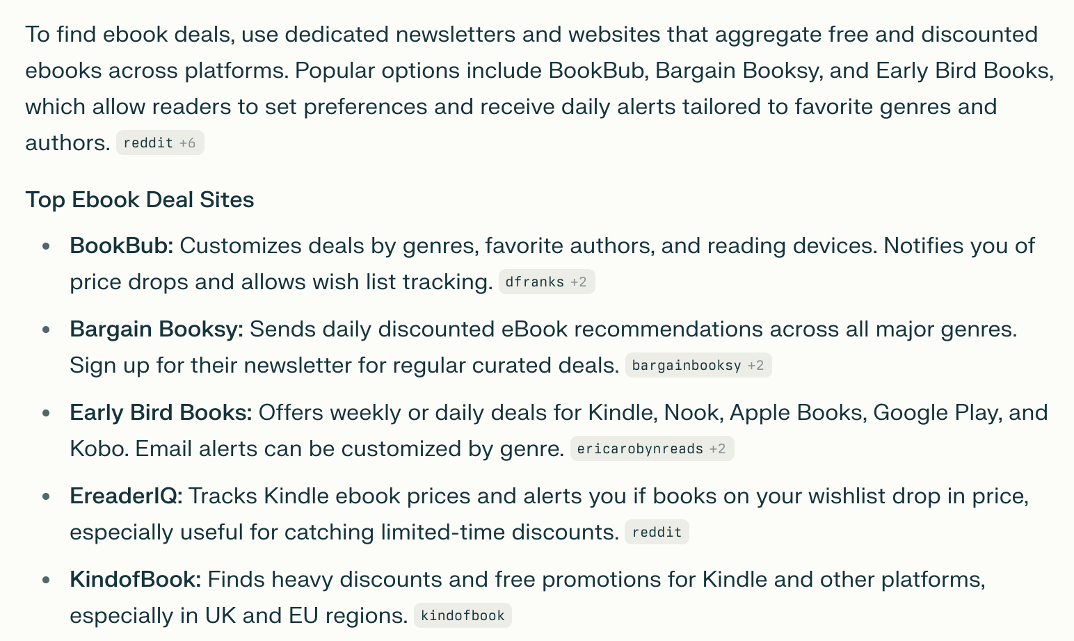 Example search - Perplexity